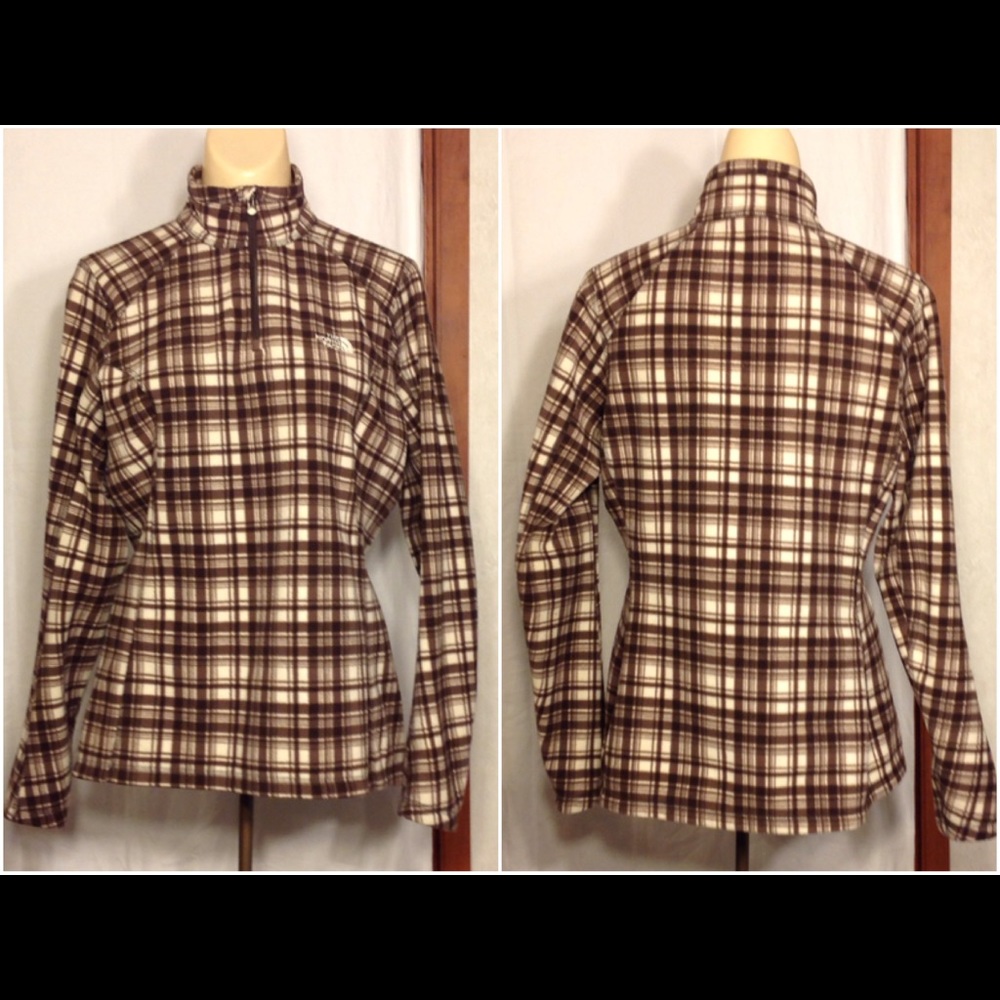 Womens Size M The North Face 1/4 Zip Up Pullover